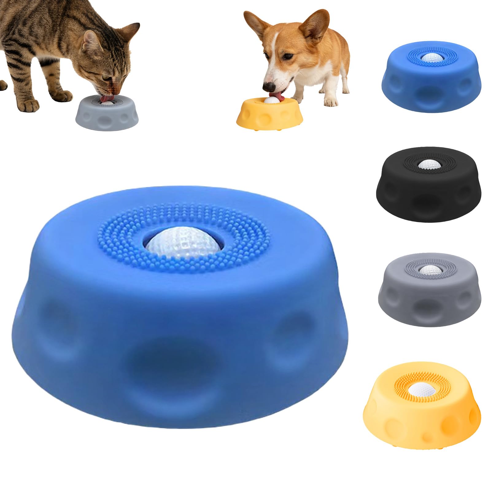 Leckschale mit Ball für Hunde