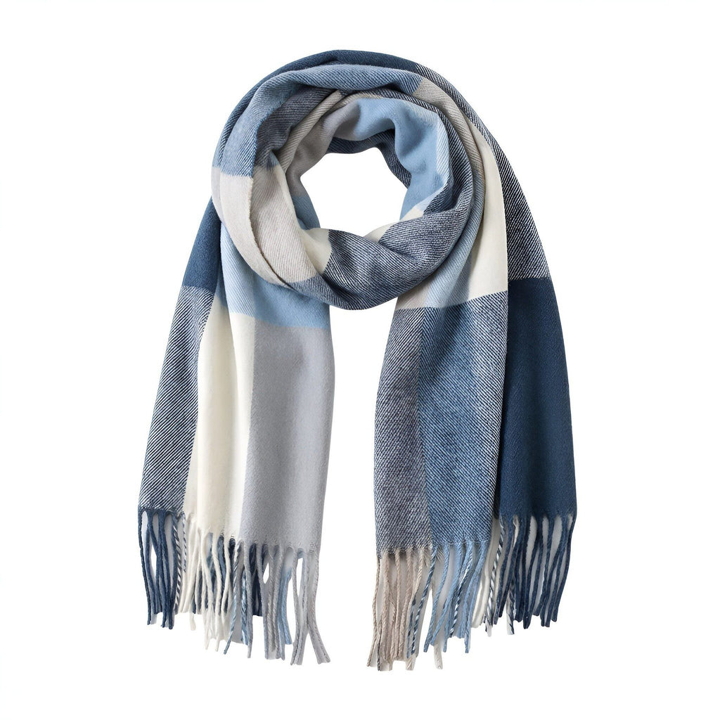 Taschenschal mit grossem Karomuster – Bild 10 | LuxeStyle