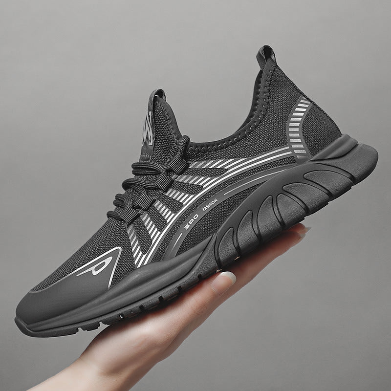 Atmungsaktive Flyknit Casual Laufschuhe für Herren