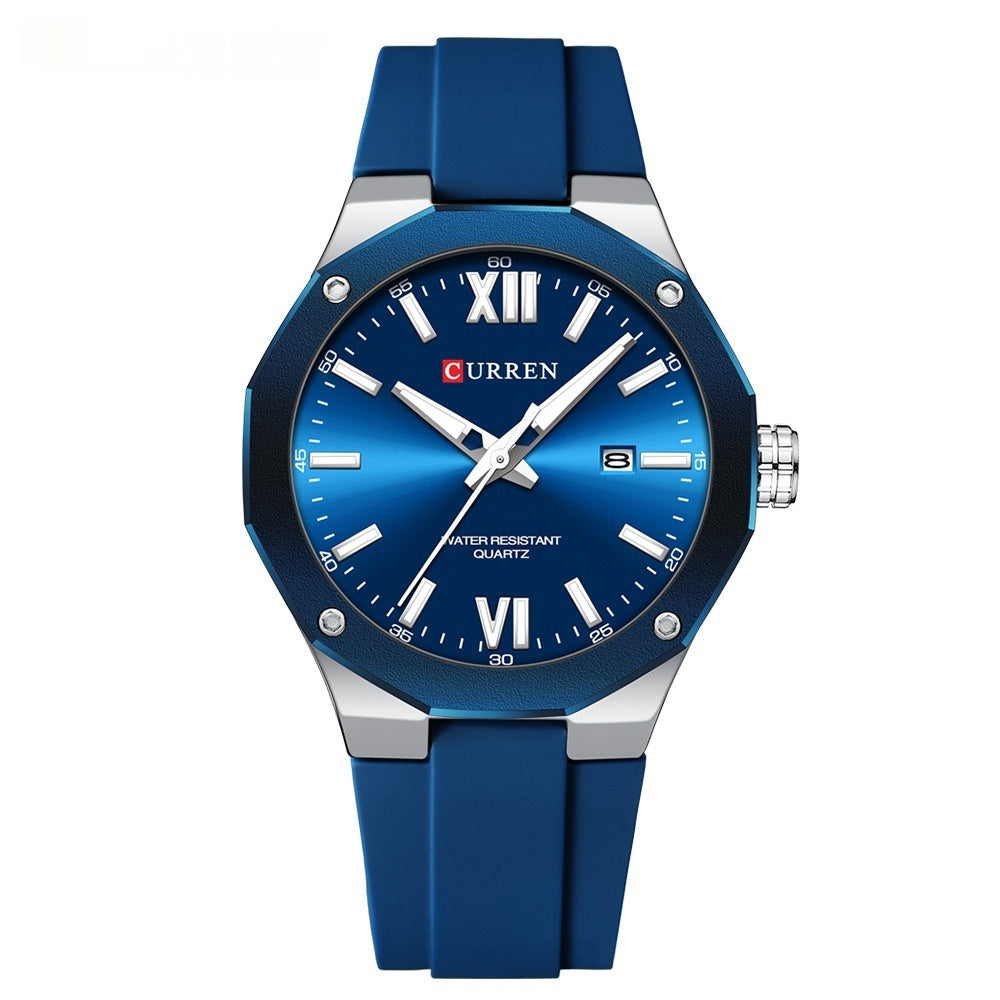 Sportliche Armbanduhr mit Kalenderfunktion