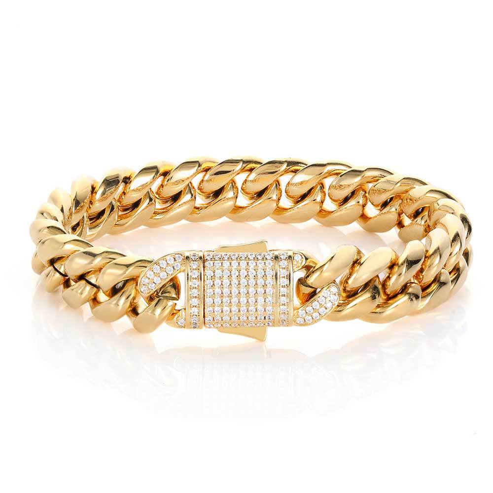 Hip-Hop Cuban Armband aus Edelstahl – Bild 7 | LuxeStyle