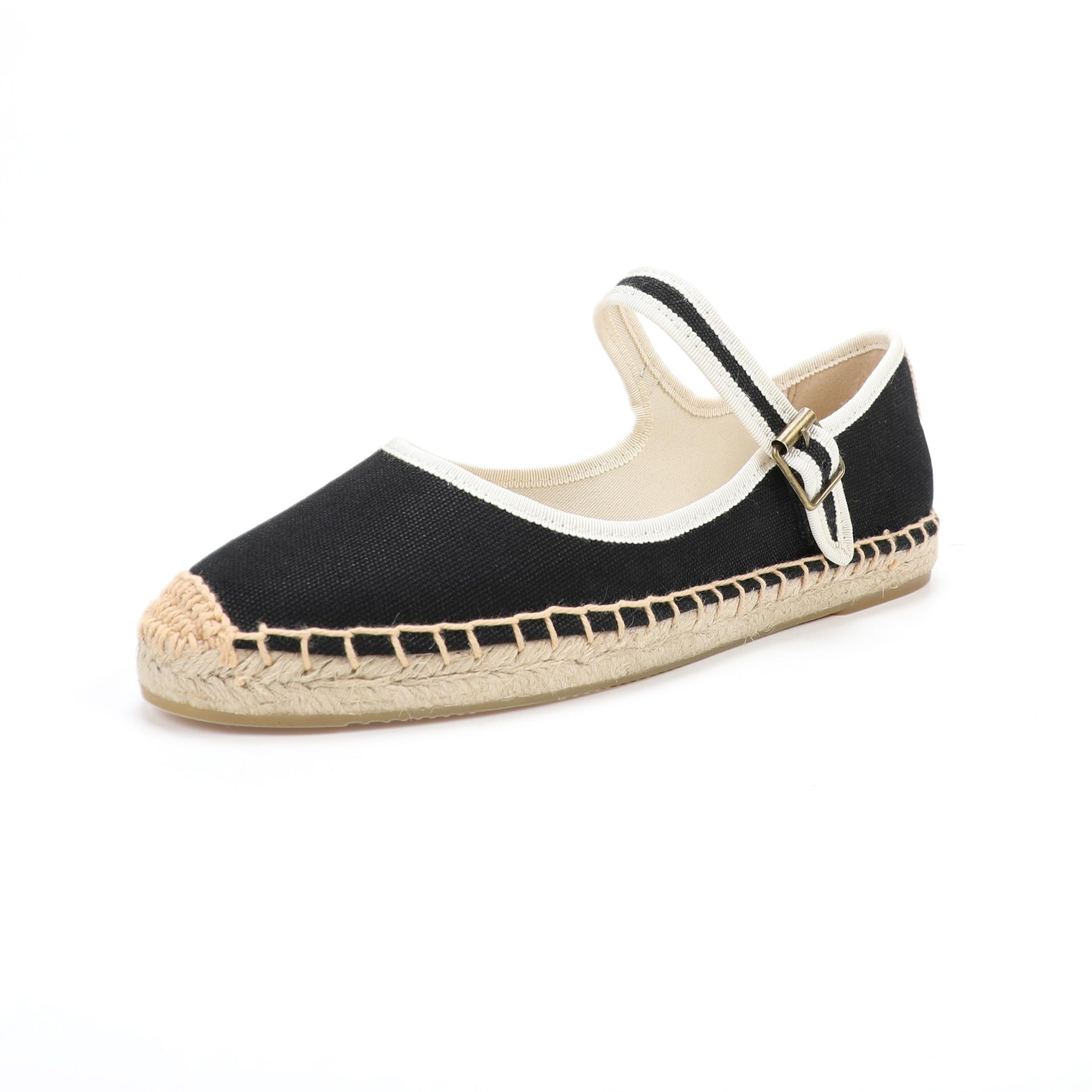 Bequeme Canvas Mary Jane Flats