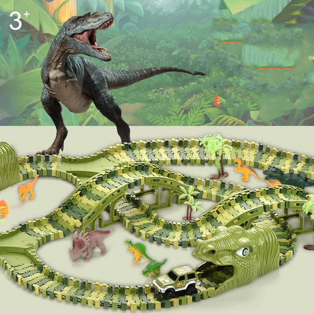 Dinosaurier-Eisenbahn-Set mit Tunnel – Bild 7 | LuxeStyle