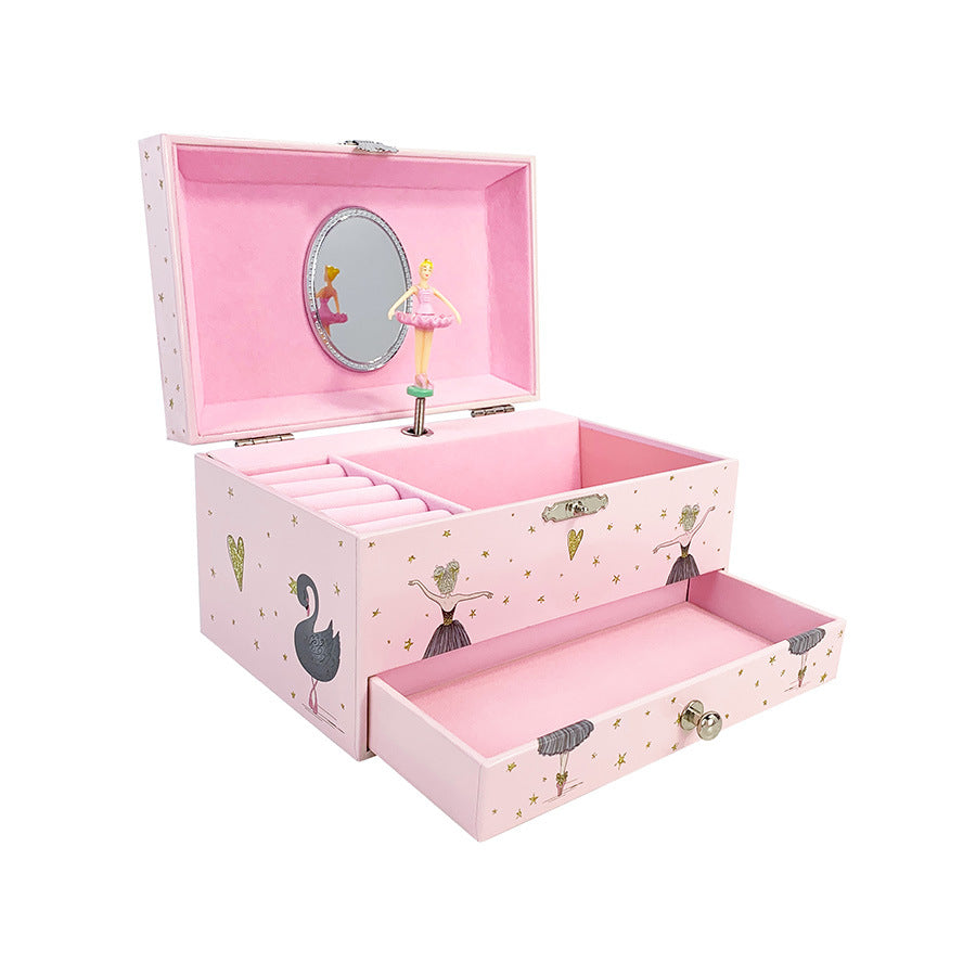 Spieluhr Ballerina Schwan aus Holz