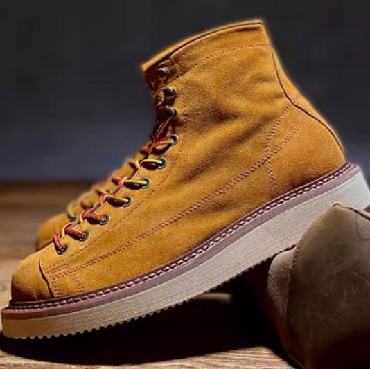 Chunky High-top Biker Boots