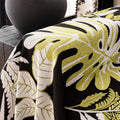 Sofaüberwurf aus Chenille mit Pflanzenmuster | LuxeStyle