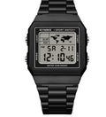 Klassik-Retro wasserdichte Multifunktion Sport-Digitaluhr