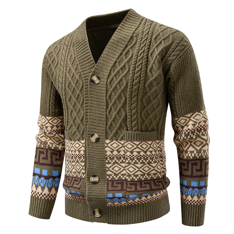 Herren Strickjacke Korean Style