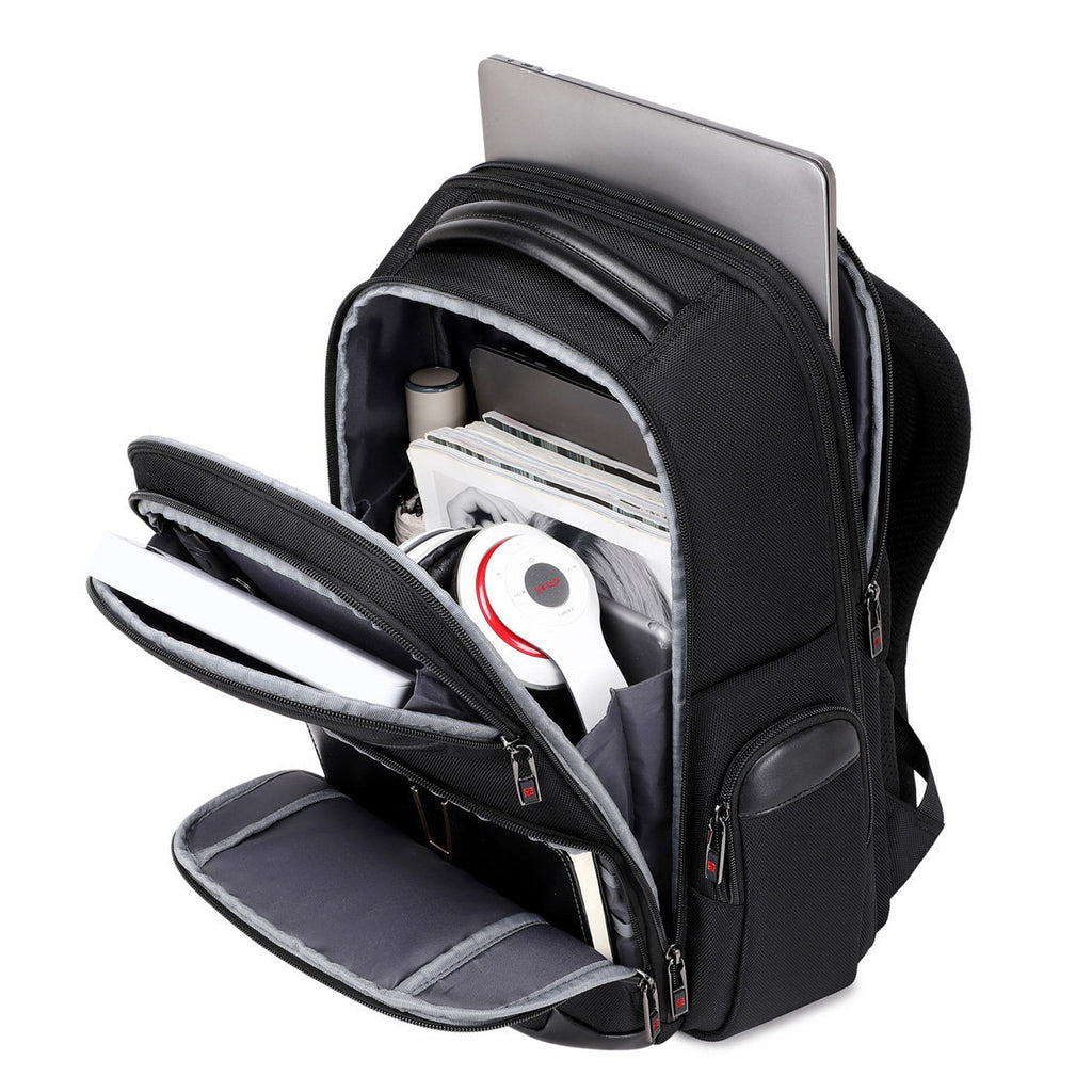 Erweiterbarer Oxford-Rucksack für Business-Reisen – Bild 2 | LuxeStyle