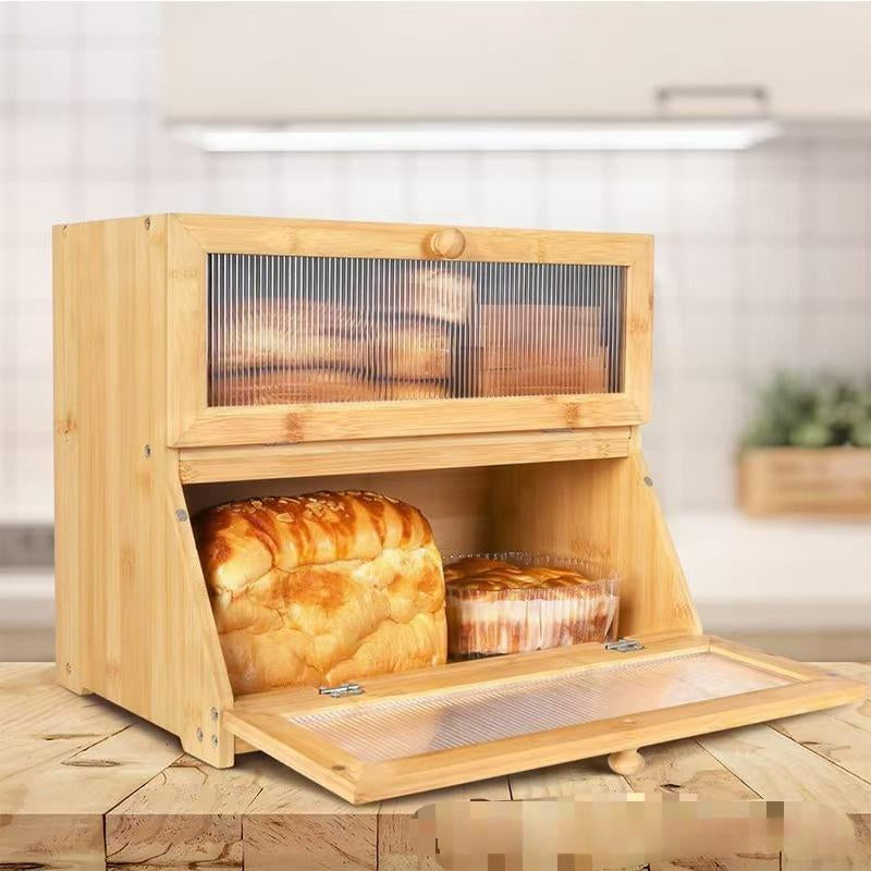 Brotkasten aus Bambus und Acryl – Bild 2 | LuxeStyle