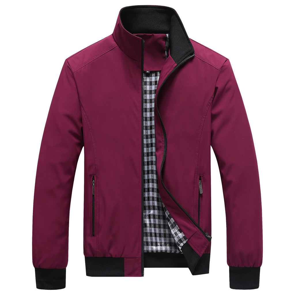 Herren Freizeitjacke mit Stehkragen