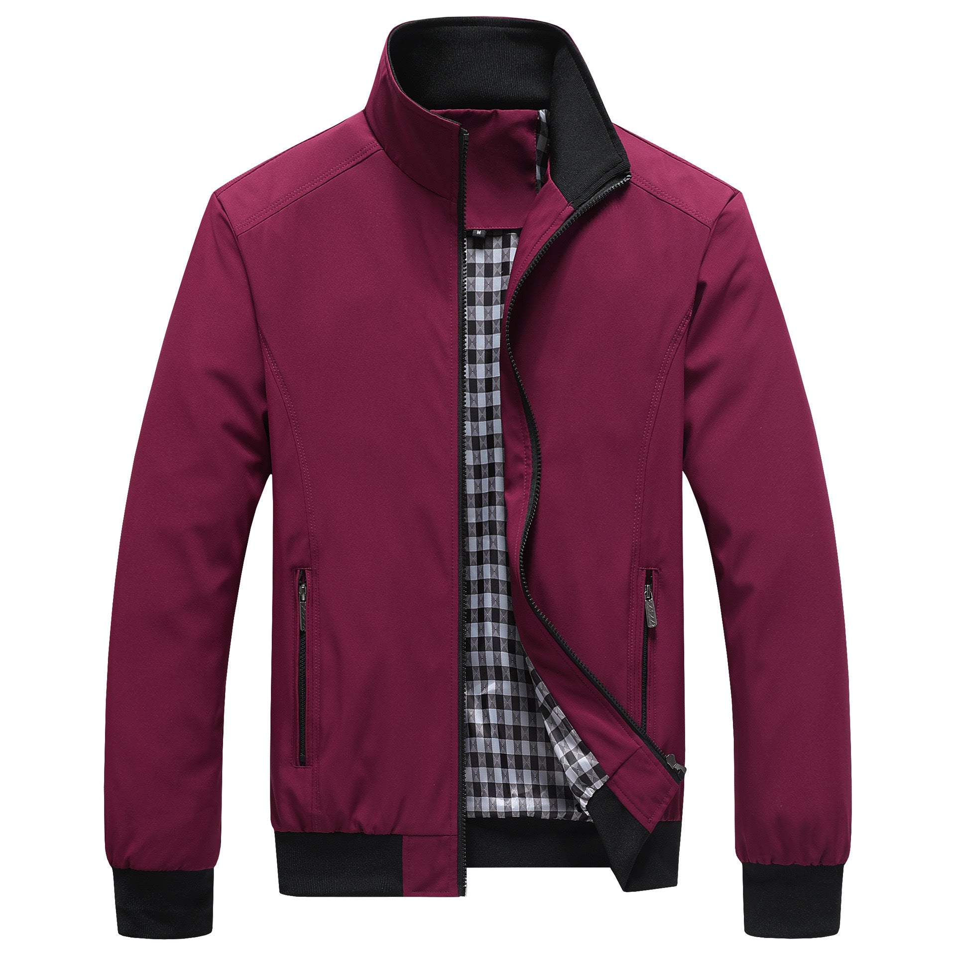 Herren Freizeitjacke mit Stehkragen