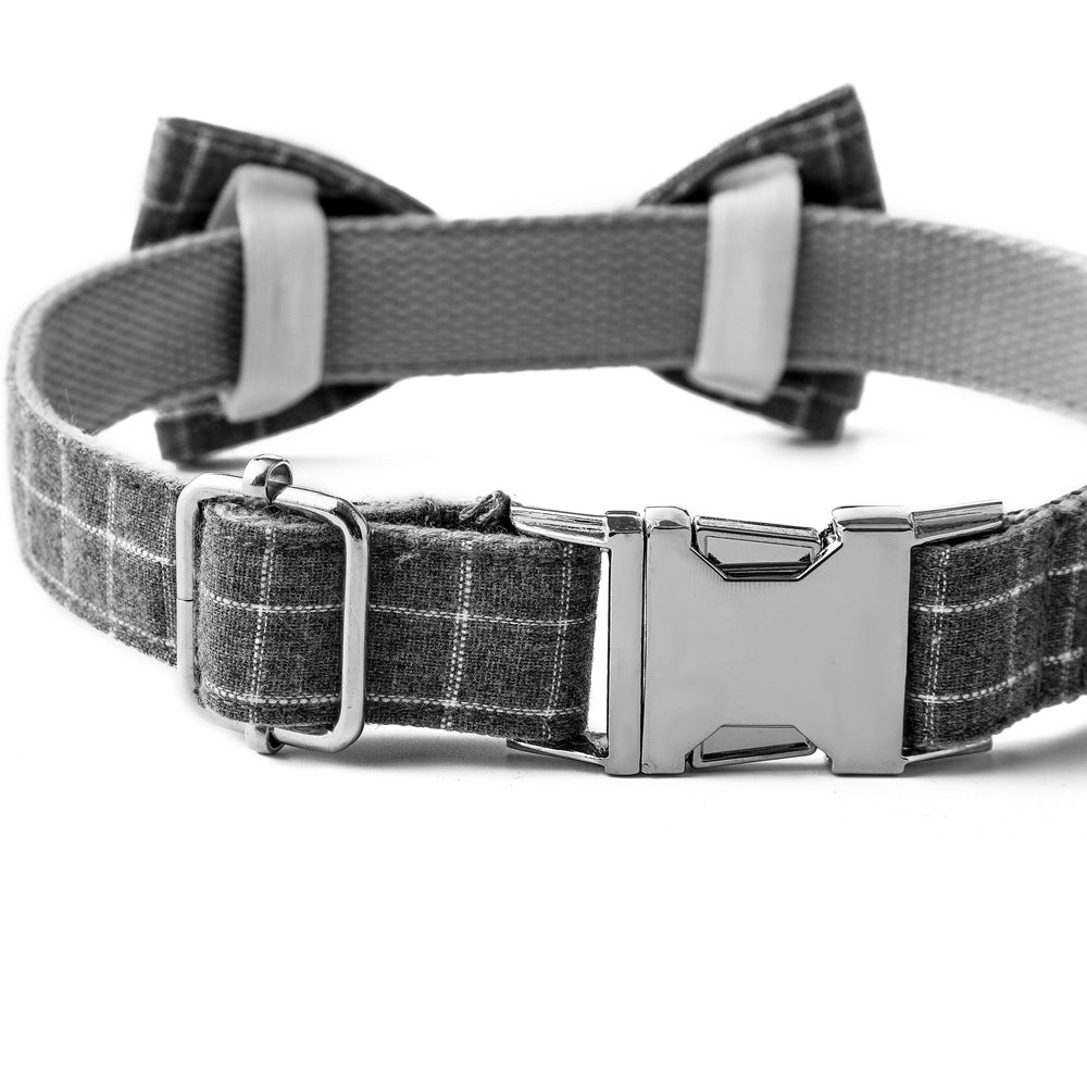 Hundehalsband im Brit-Stil mit Karomuster – Bild 3 | LuxeStyle