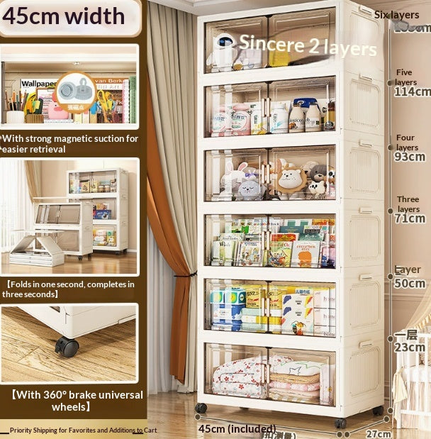 Mehrschichtiger Aufbewahrungs-Schrank
