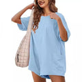 Lässiger Jumpsuit mit Shorts