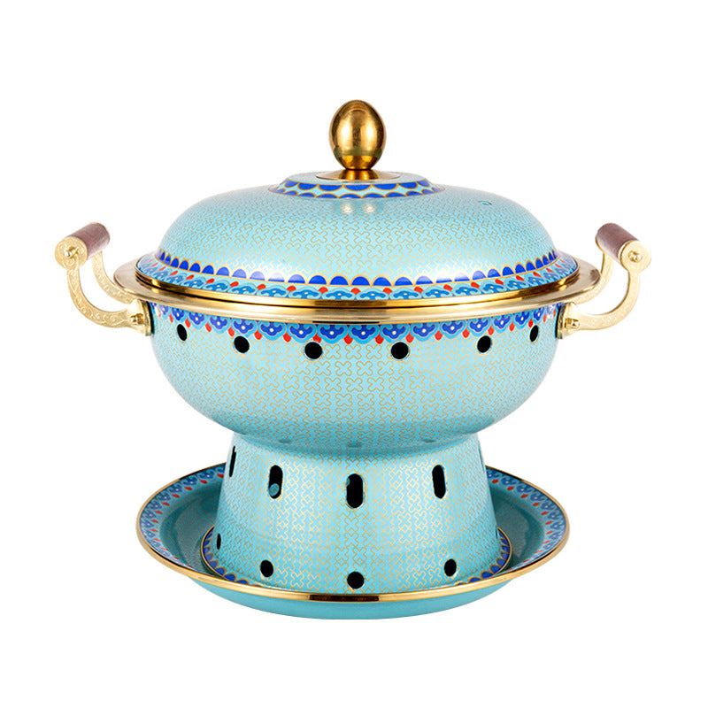 Kupfer Hot Pot Ofen mit Emaille