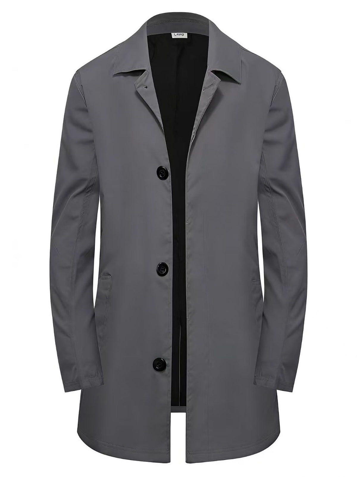 Männerklassischer Trenchcoat einreihig, locker – Bild 5 | LuxeStyle