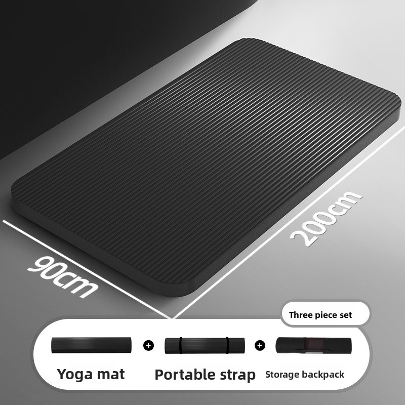 Rutschfeste, extra-lange Yoga- und Fitnessmatte