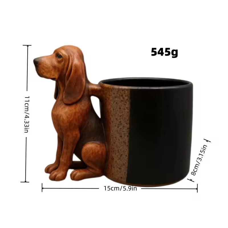 3D Dachshund Tasse