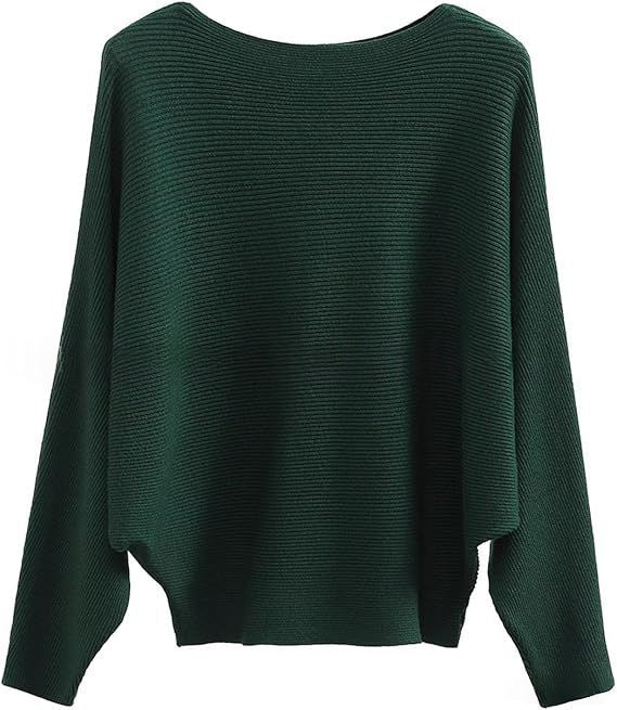Strickpullover mit Fledermausärmeln