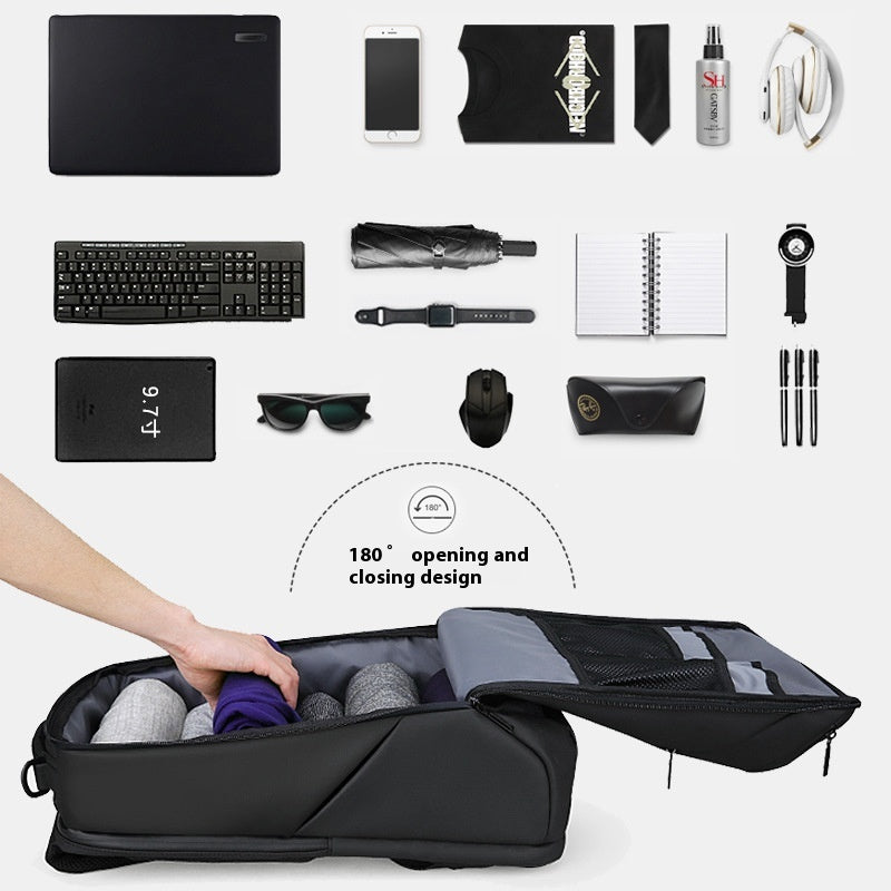 Leichter wasserdichter Rucksack für Herren – Bild 6 | LuxeStyle