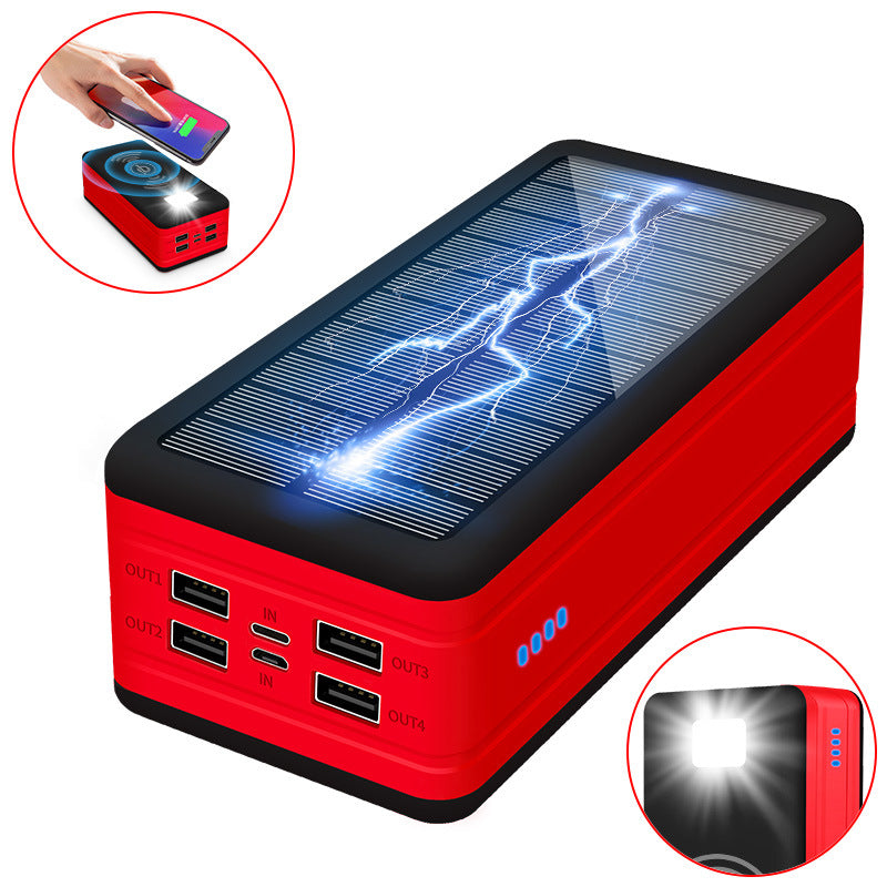 Grosse Kapazität Portable Powerbank mit Solar