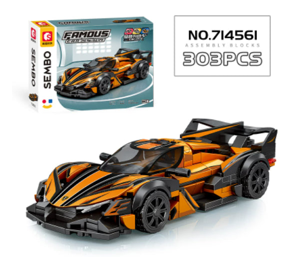 Baustein Rennauto Bausatz für Kinder