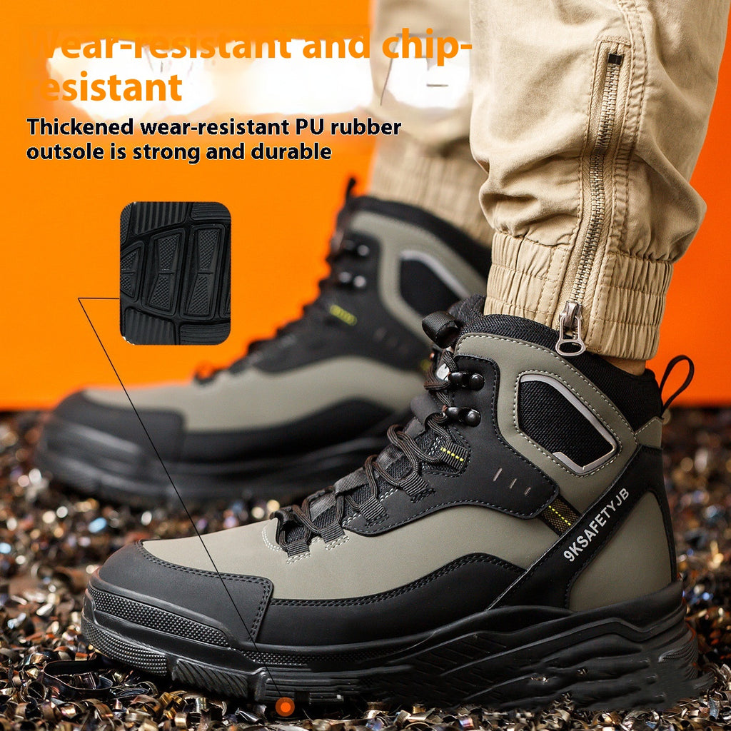 Robuste Sicherheitsstiefel mit hohem Schaft – Bild 5 | LuxeStyle