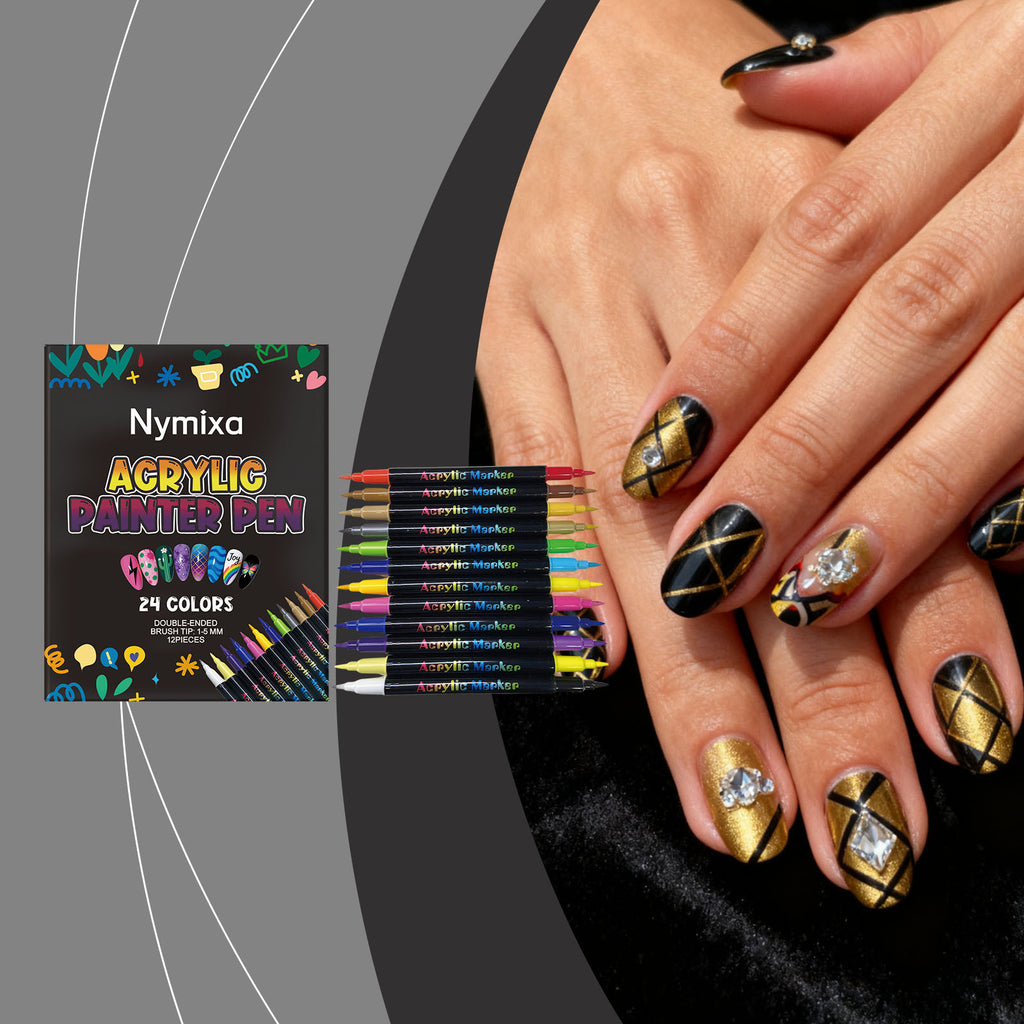 Doppelseitiges Nail Art Stifte-Set