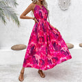 Damen Blumenkleid mit Plissierter Taille – Bild 6 | LuxeStyle