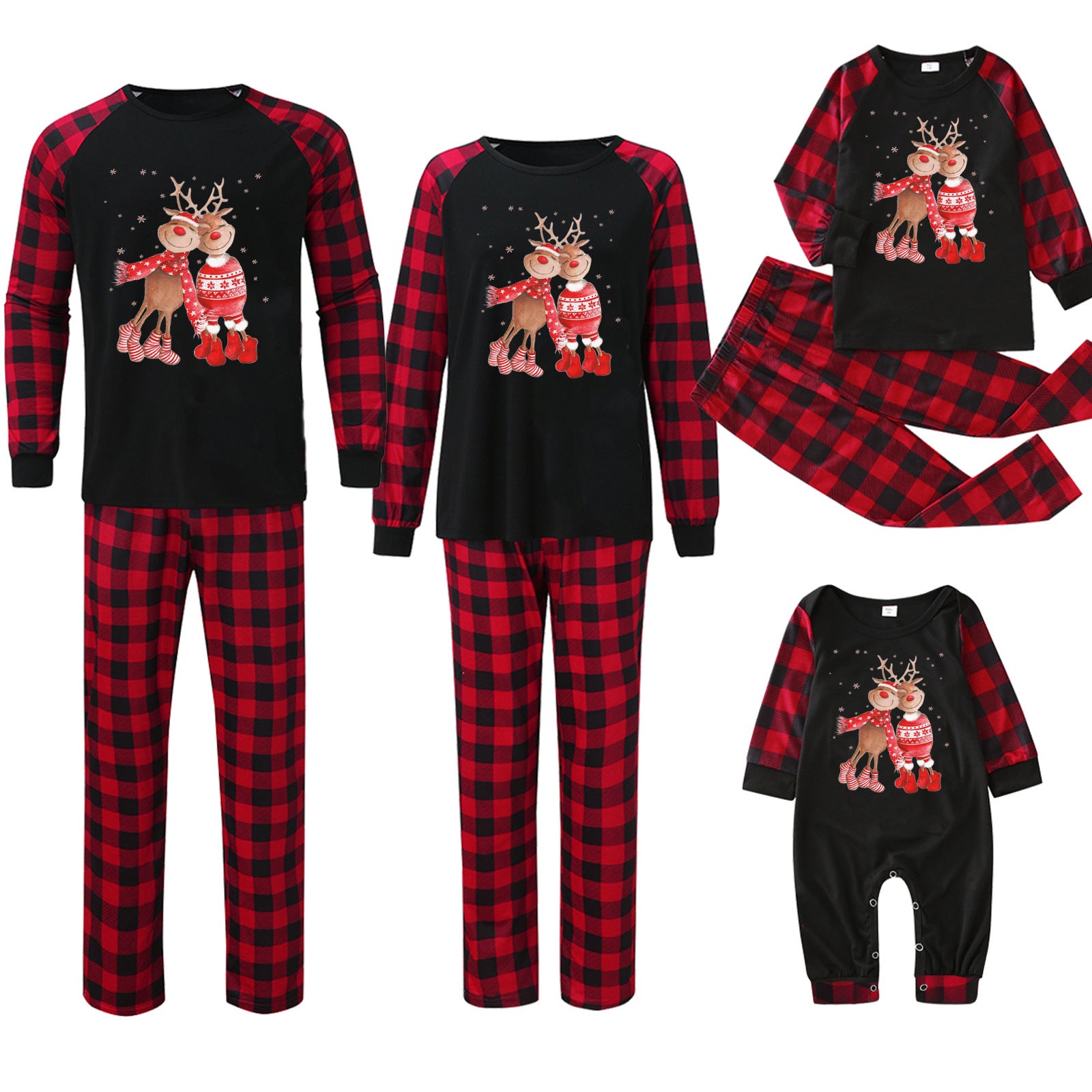 Weihnachts-Homewear im Partnerlook