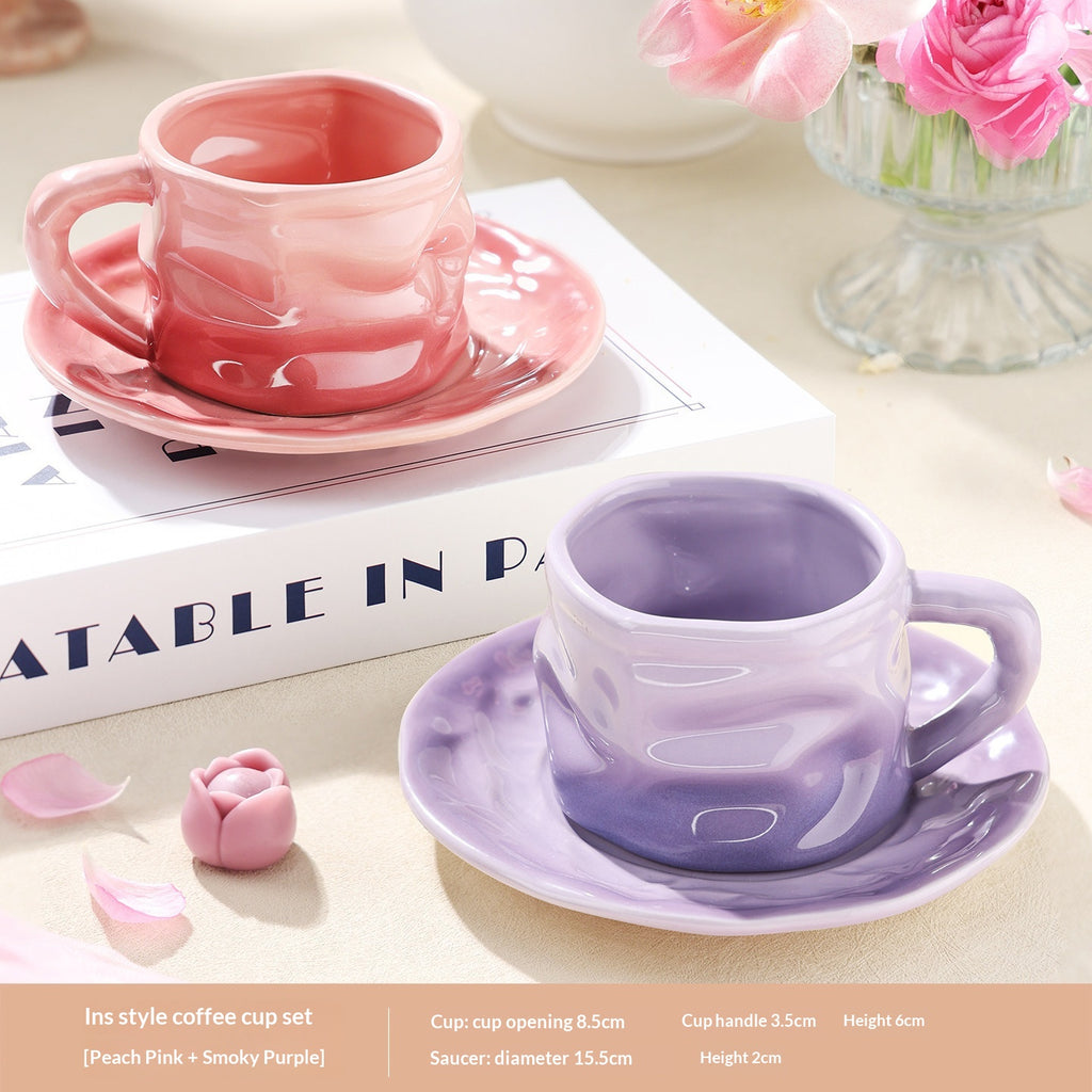Keramischer Teekopf mit Untertasse – Bild 3 | LuxeStyle