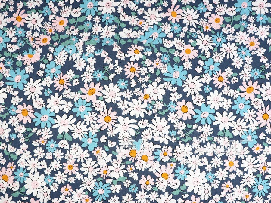 Geblümter Twill-Baumwollstoff mit Pflanzenmuster – Bild 8 | LuxeStyle