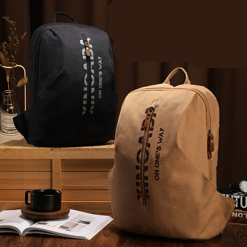 Trendy Rucksack Herren Canvas – Bild 4 | LuxeStyle