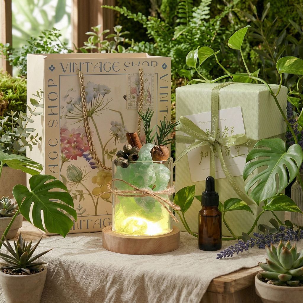 Aromatherapie-Set mit Diffusor-Steinen