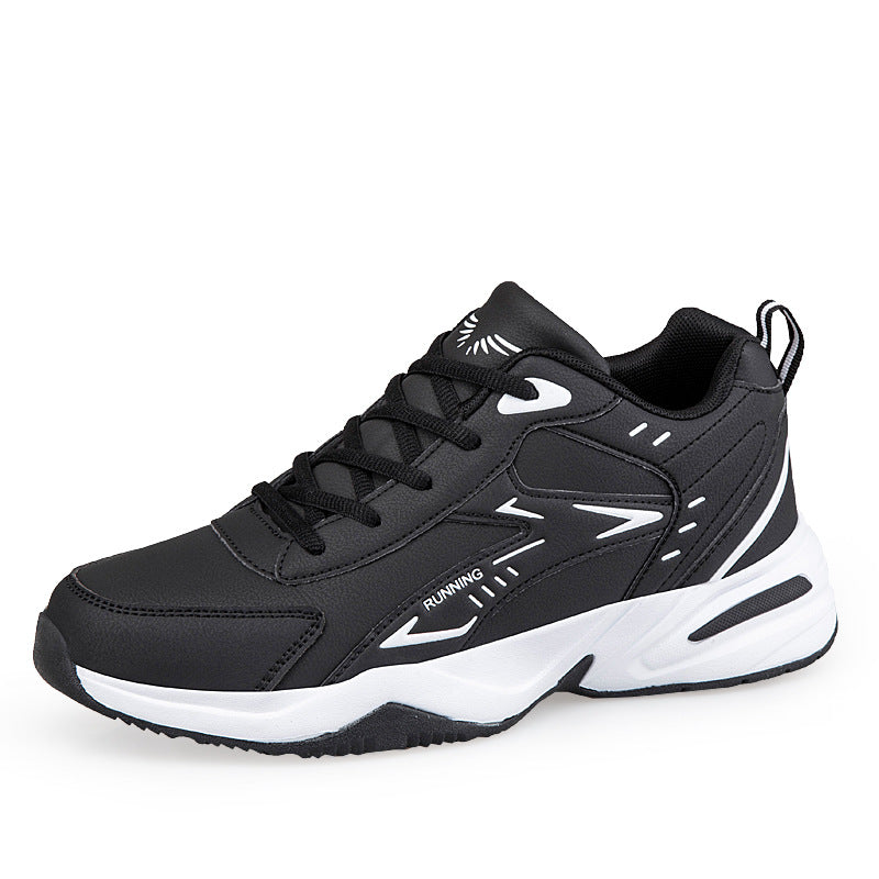 Plus-Size Ledersneaker für Herren mit dicker Sohle – Bild 5 | LuxeStyle