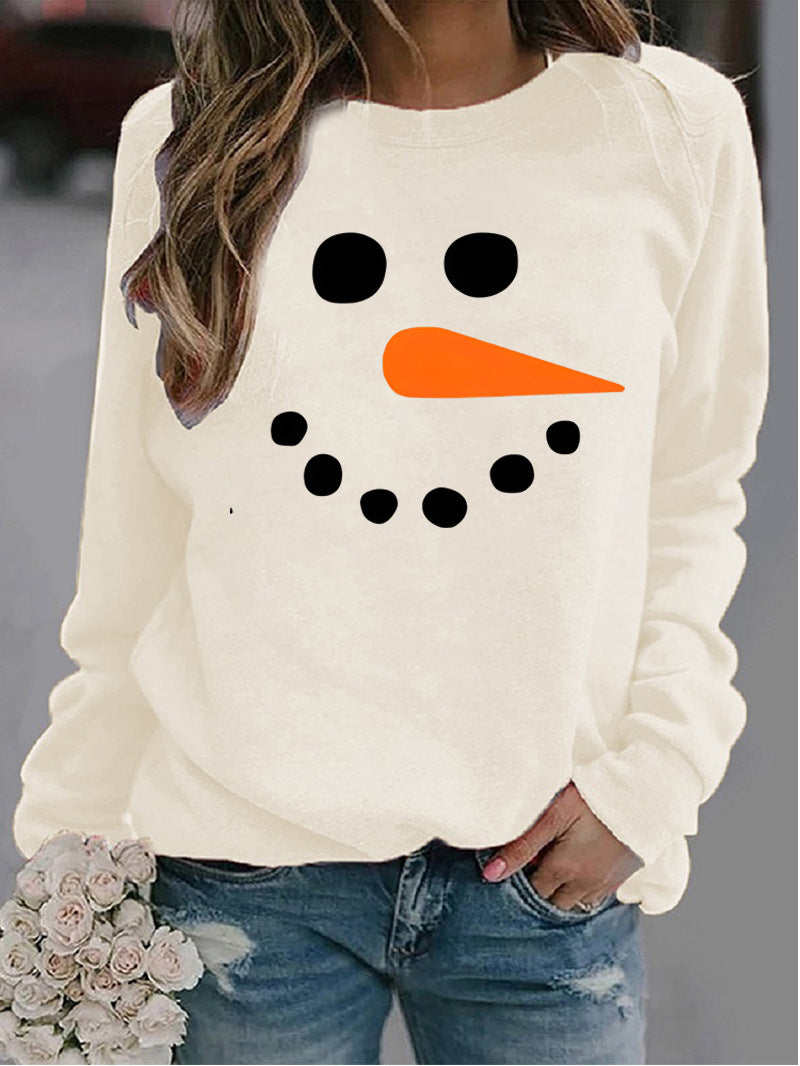 Weihnachts-Pullover für Damen mit Rundhals
