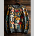 Damen Weihnachts-Sweatshirt mit 3D-Print
