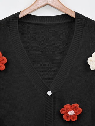Blumen-Kardigan für Damen