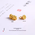 Mattes Gold Sand Dreifach-Armband