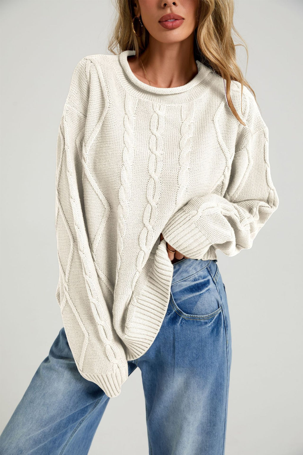 Strickpullover im Oversize-Look
