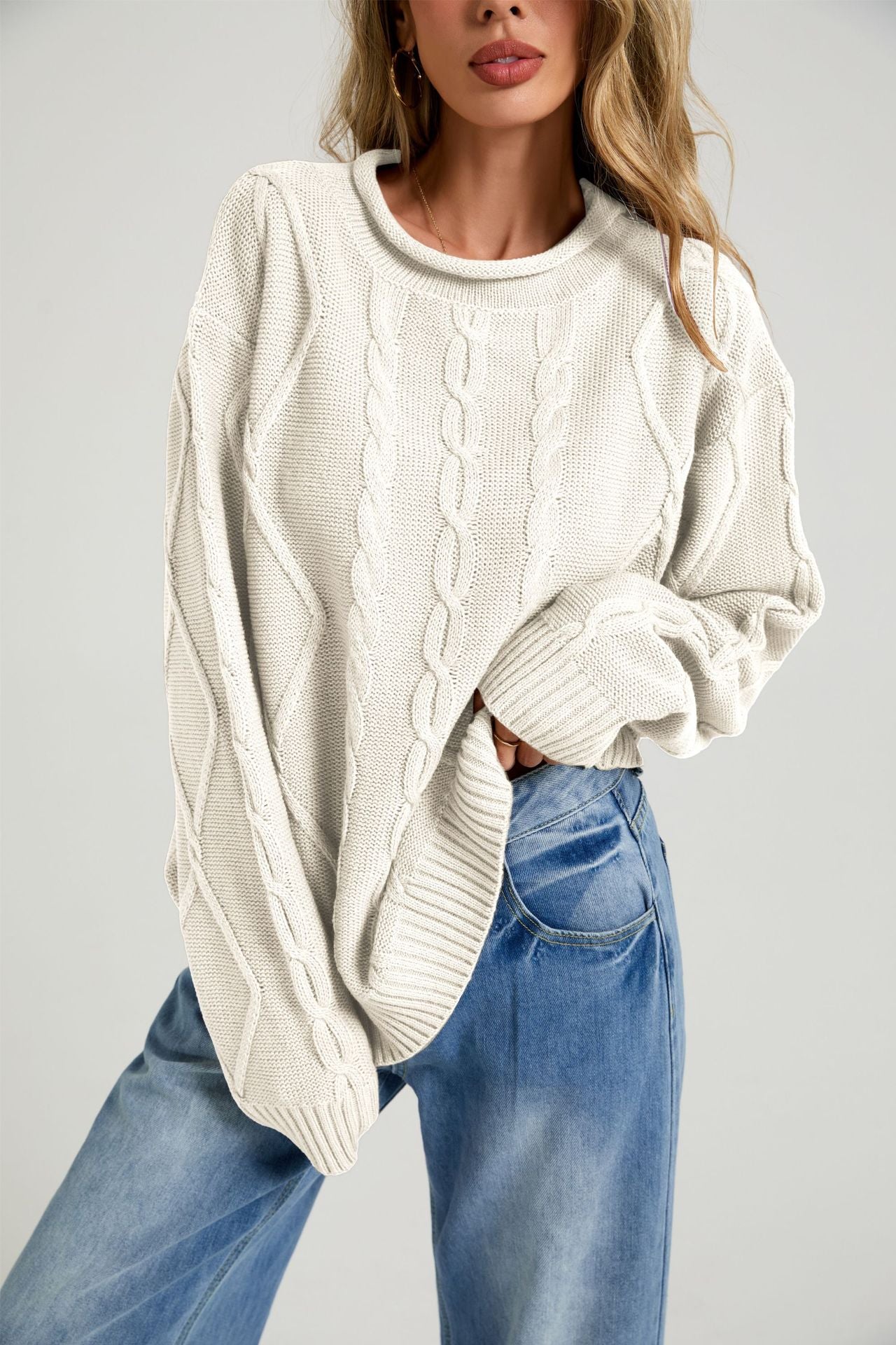 Strickpullover im Oversize-Look