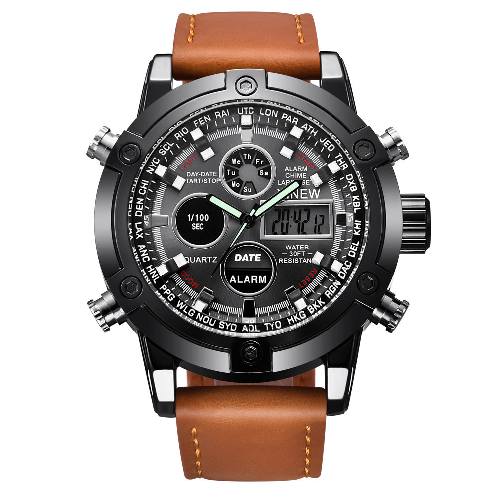 Herrenarmbanduhr Multifunktional