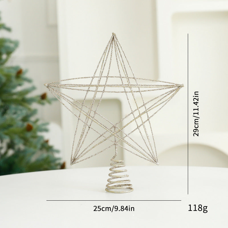 Weihnachtsdeko Stern Champagnergold – Bild 8 | LuxeStyle