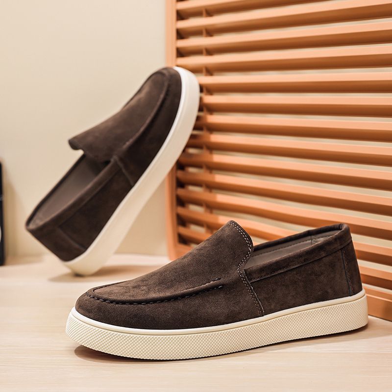 Herren Canvas Slipper mit Einzelriemen