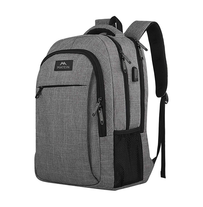 Nylon Business Rucksack mit USB-Ladefunktion | LuxeStyle