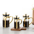French Press Kaffeebereiter aus Borosilikatglas