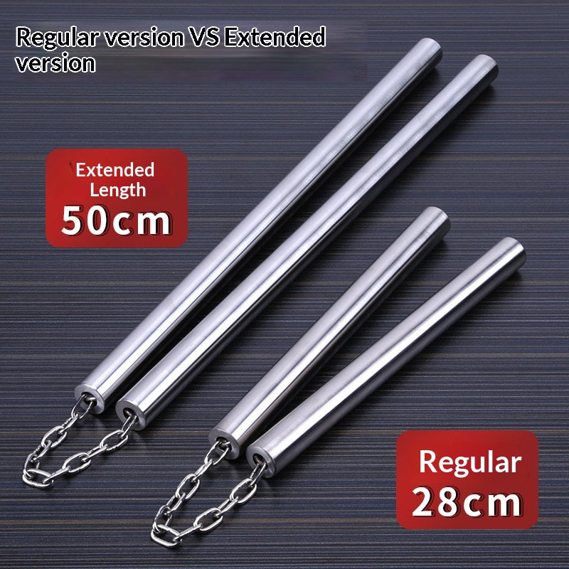 Nunchaku aus Edelstahl, 50 cm