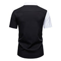 Color-Block Kurzarmhemd für Herren – Bild 3 | LuxeStyle