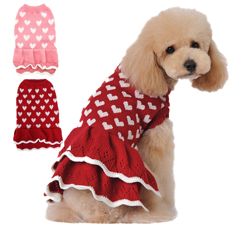Hundestrickpullover Rot – S bis XXL – Bild 5 | LuxeStyle